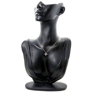 HARRY WINSTON Mini Cross Diamond Necklace Pt